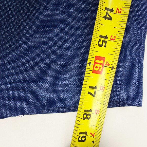 Tommy Hilfiger Size 46R Mens Blue Sport Jacket Blazer Wool Blend Two Back Slit - Picture 9 of 15